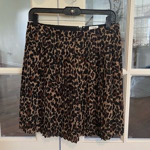 Jcrew Leopard Skirt